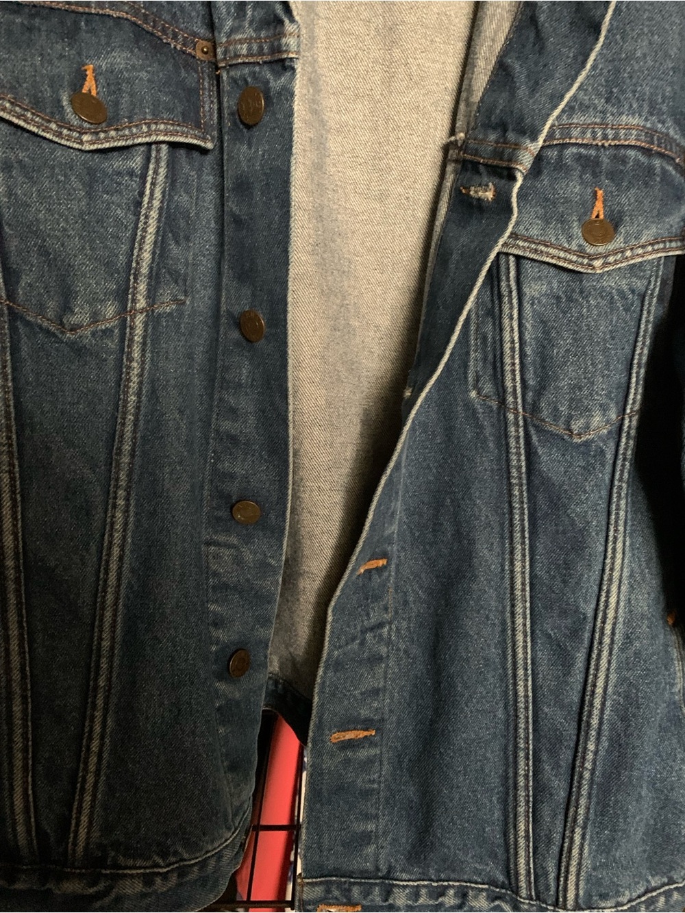 Classic Dark Blue Denim Jacket